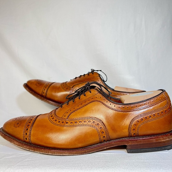 Allen Edmonds Strand Cap Toe Oxford Walnut Brown Leather Shoes Size US 11.5 D. - Picture 2 of 6